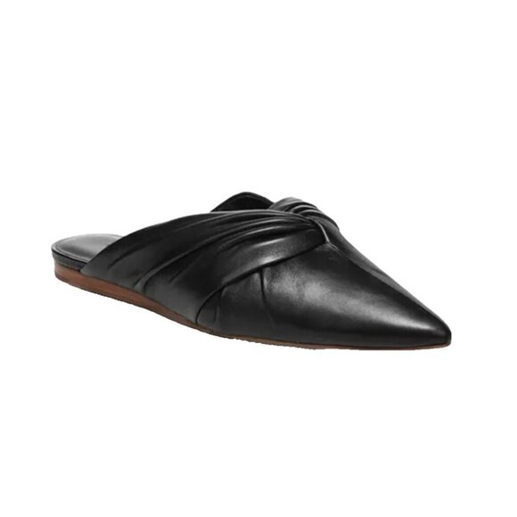 Vince Shoes - Vince Crenne Leather Mule Flats Size 6